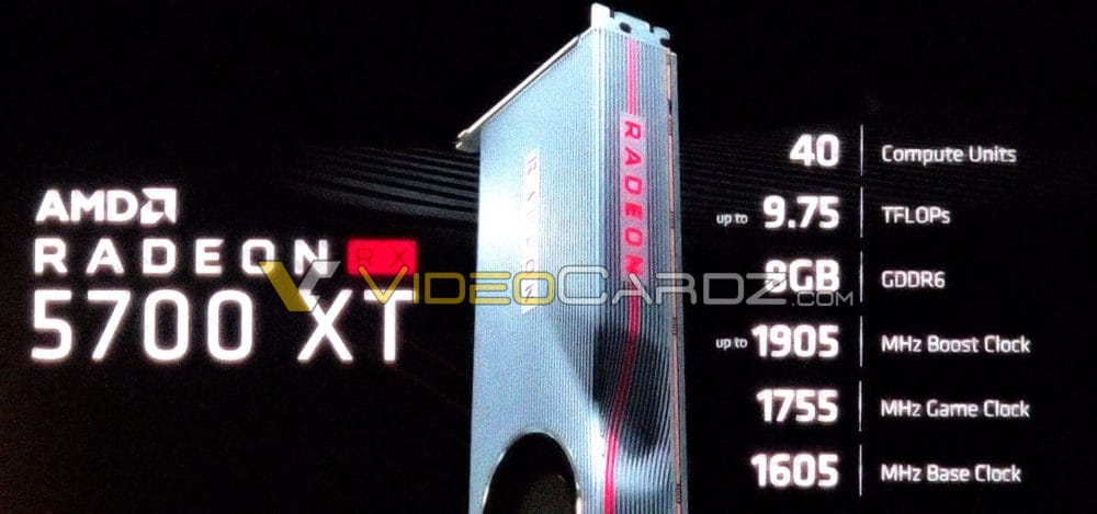 AMD Radeon RX 5700 XT Fotoğrafı ve Özellikleri Sızdırıldı