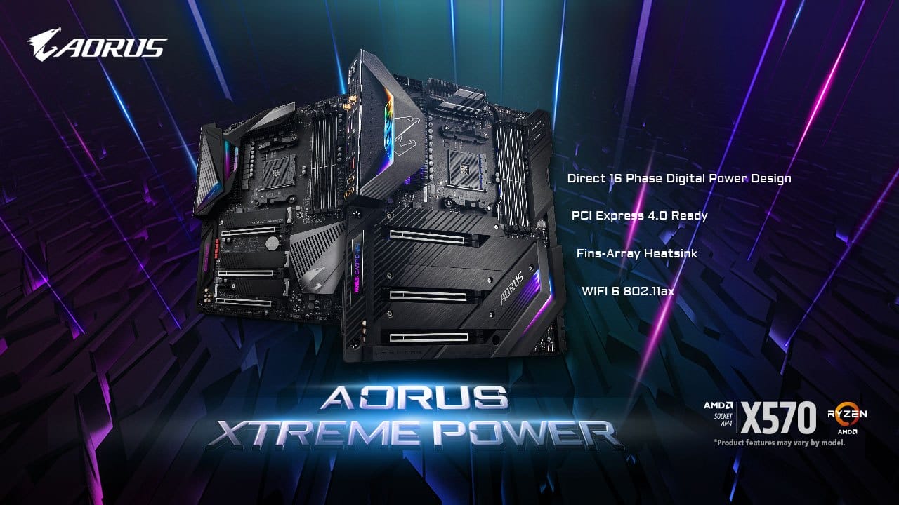 AMD'nin X570 AORUS Serisi Anakartları