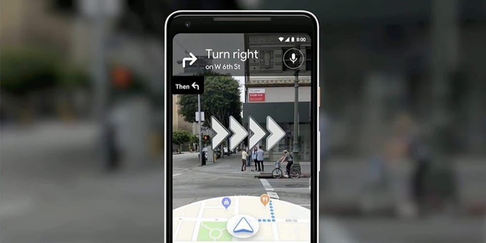 Google Haritalar 'Live View' AR Yürüyüş Navigasyonunu Kullanıcılara Açıyor!