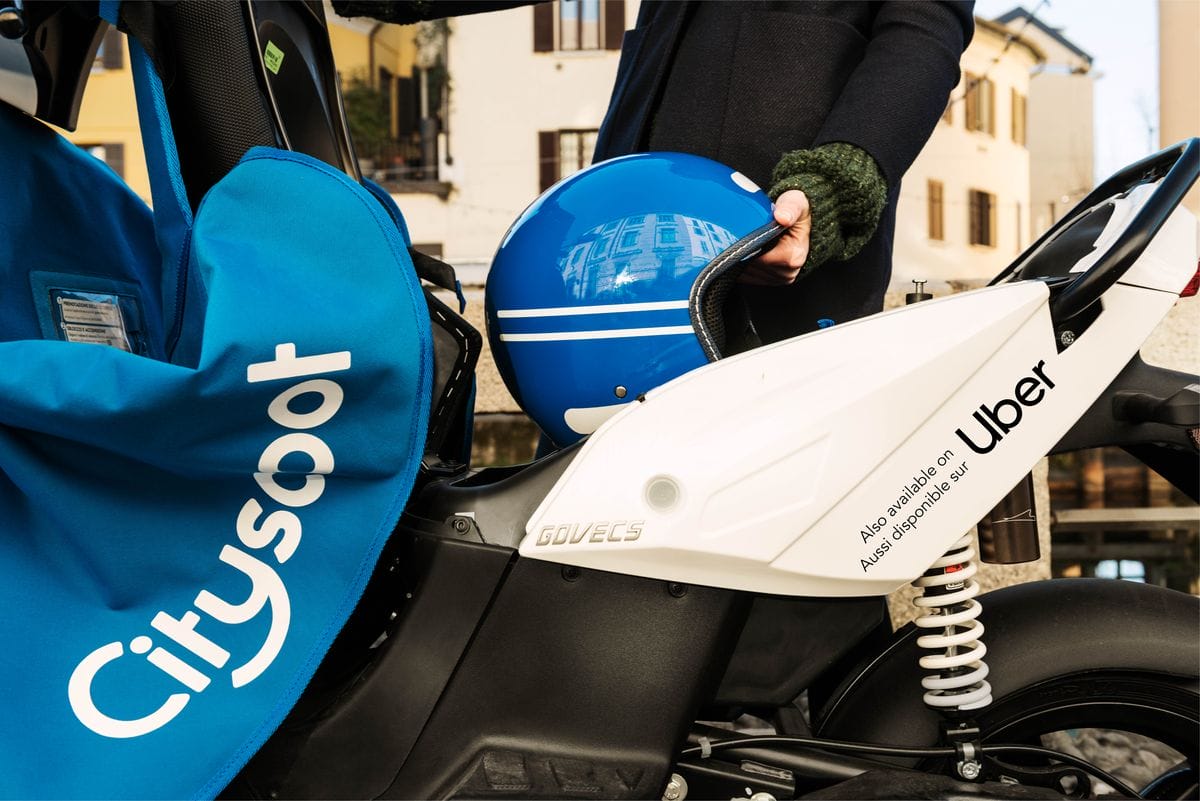 Uber, Paris'teki Uygulamasında Cityscoot ile Anlaşma Yaptı