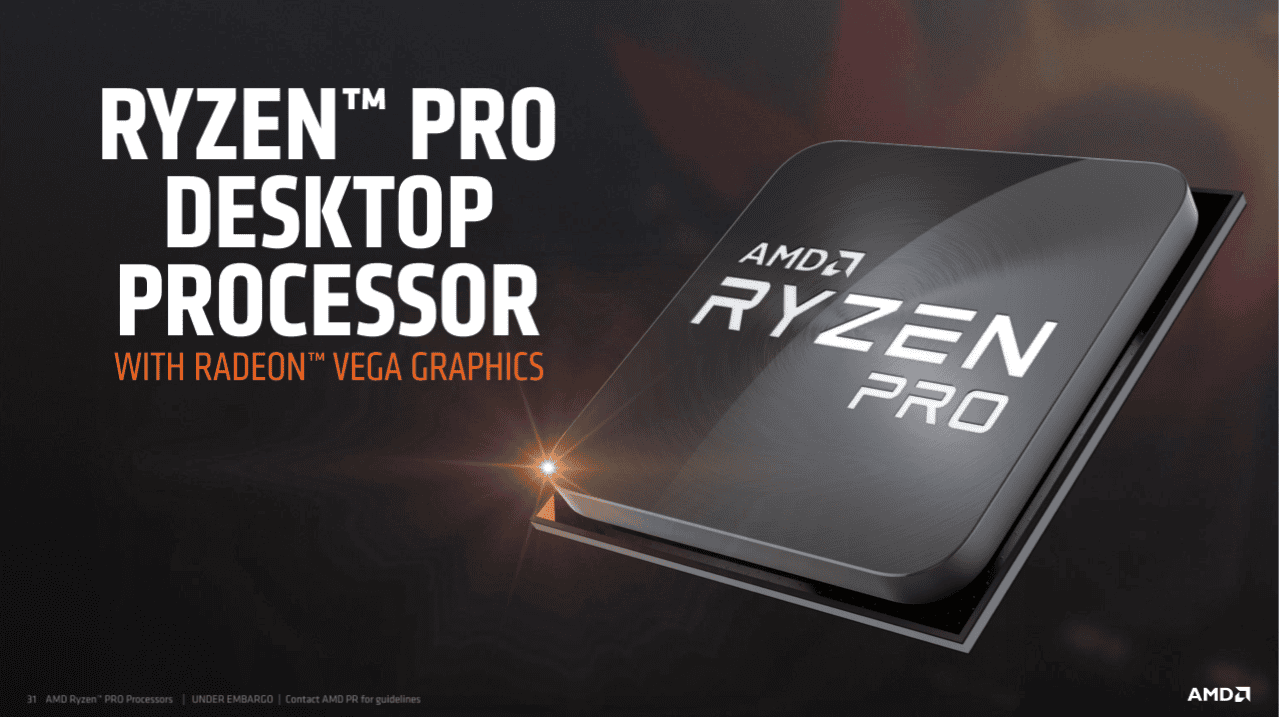 AMD 3.nesil Ryzen PRO serisi işlemcilerini piyasaya sürdü