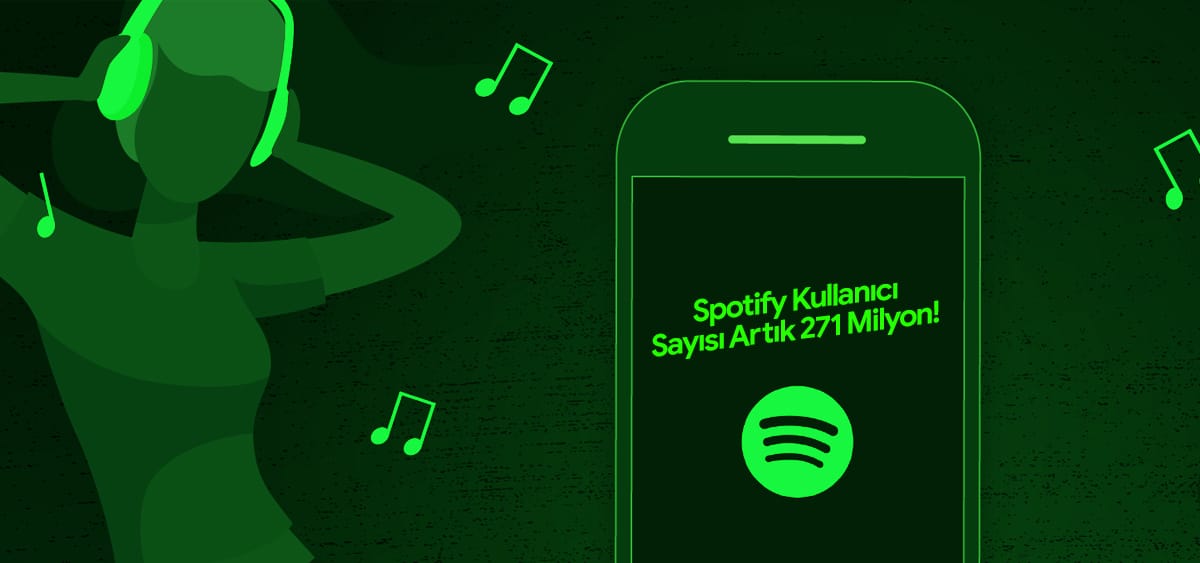 Spotify Kullanıcı Sayısı, Apple ve Amazon Music'e Göre Yüzde 31 Artış Gösterdi