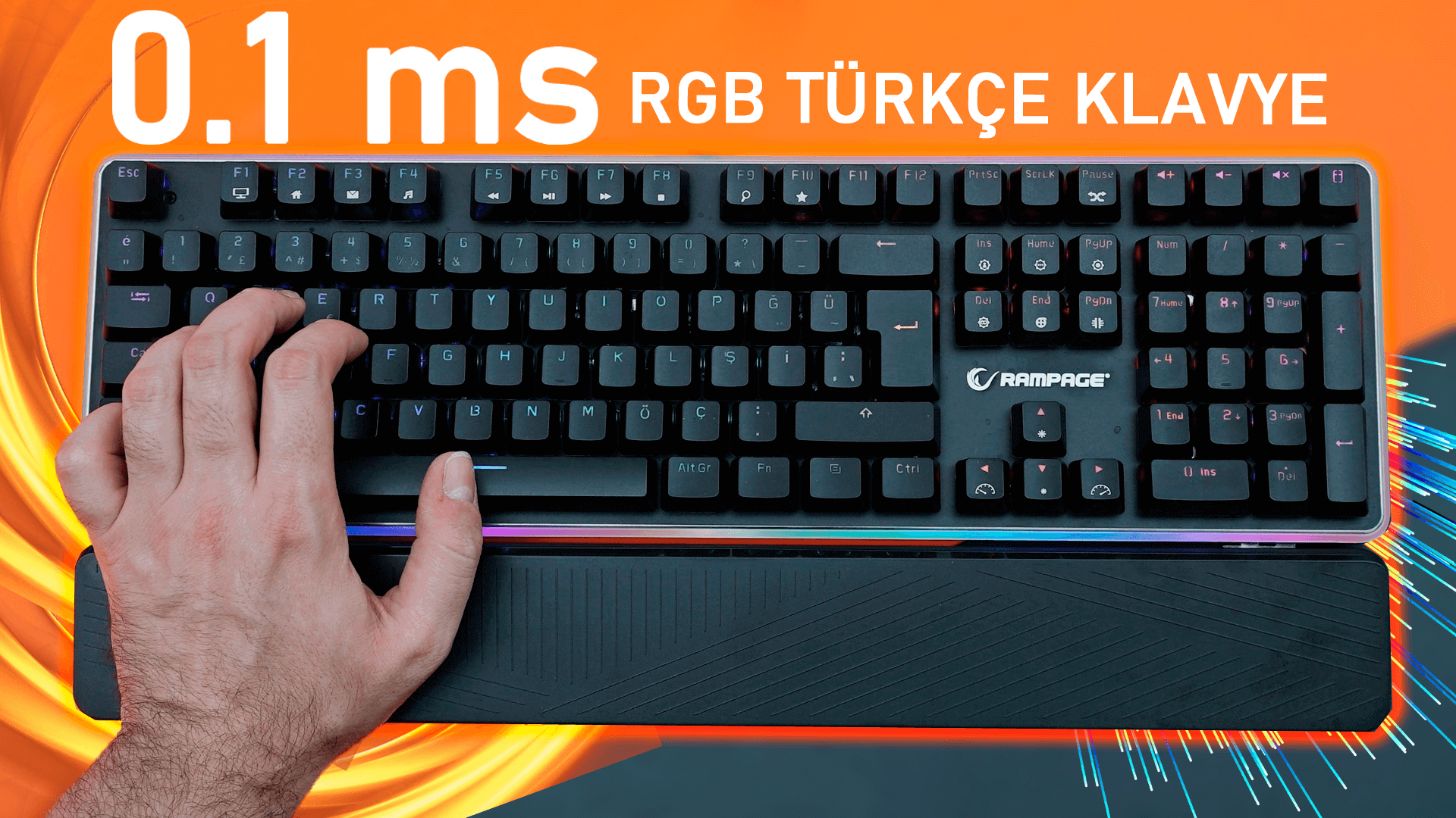 Su Geçirmeyen TÜRKÇE ve RGB Klavye Rampage ULTIMATE KB-R96 İncelemesi !