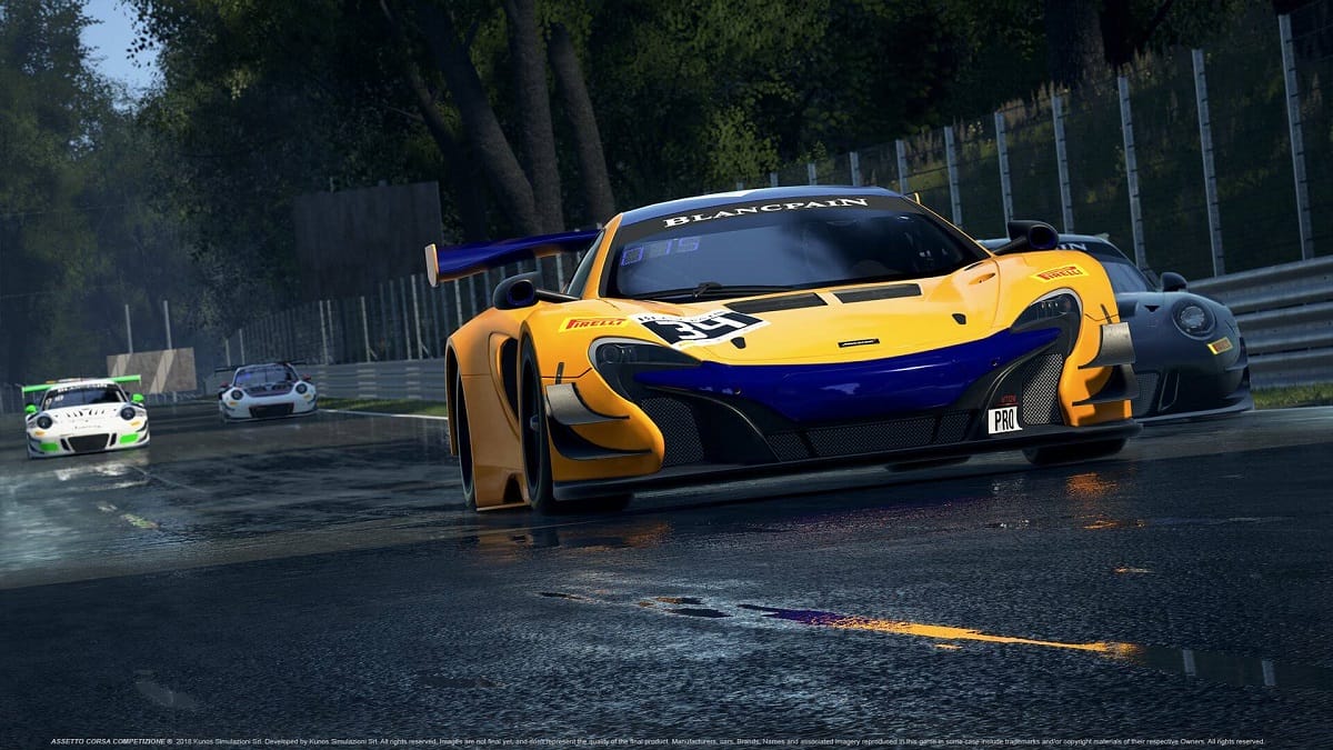 Assetto Corsa Competizione Konsollar için Yayınladı