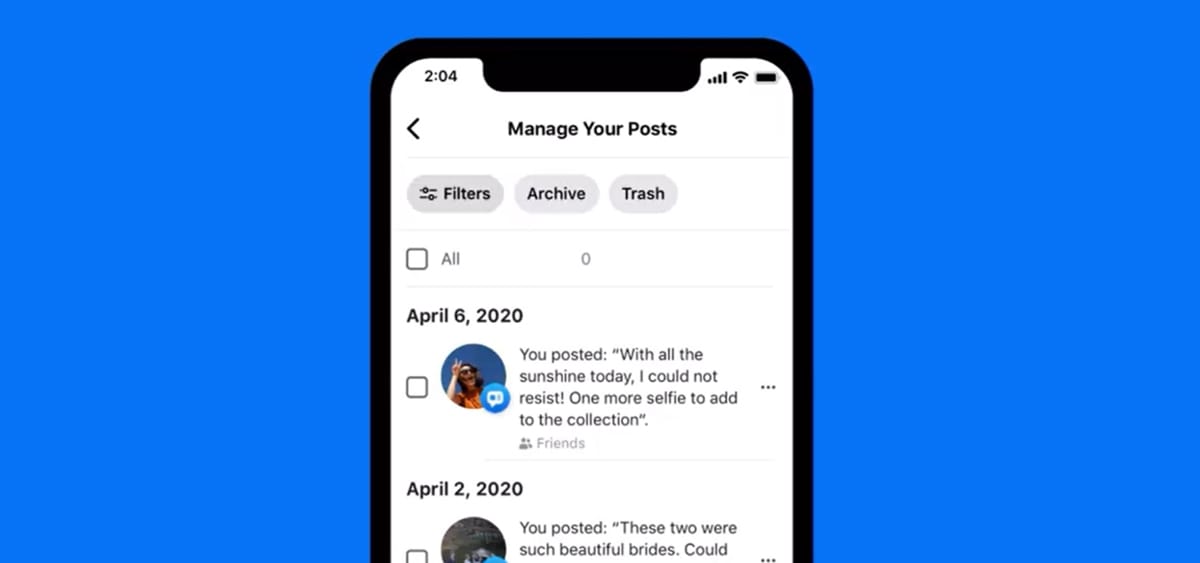 Facebook Eski Gönderileri Silmeyi Kolaylaştırıyor
