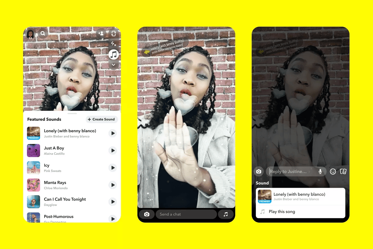 Snapchat'e Müzik Ekleme Özelliği Geliyor!