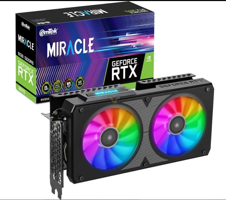 Emtek GeForce RTX 3070 Miracle