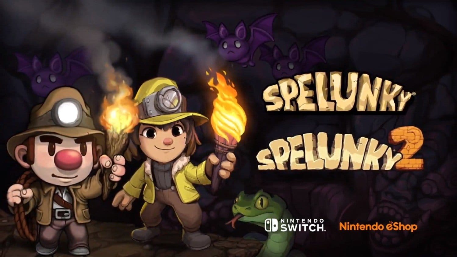 Spelunky ve Spelunky 2 Önümüzdeki Yıl Nintendo Switch'e Geliyor