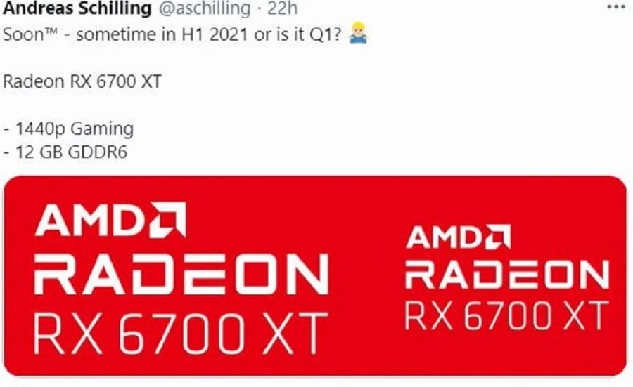 AMD Radeon RX 6700 XT