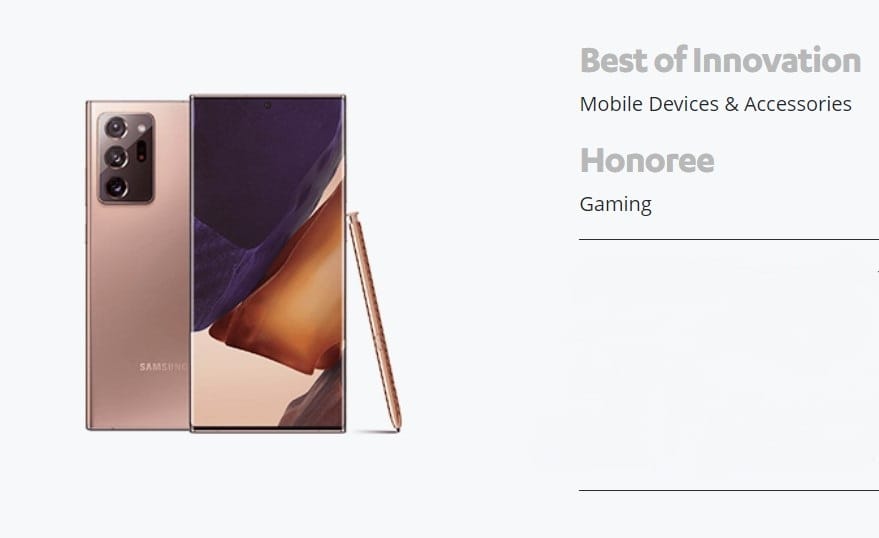 CES 2021 İnovasyon Ödülleri