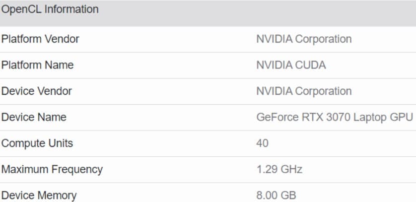 NVIDIA GeForce RTX 3070