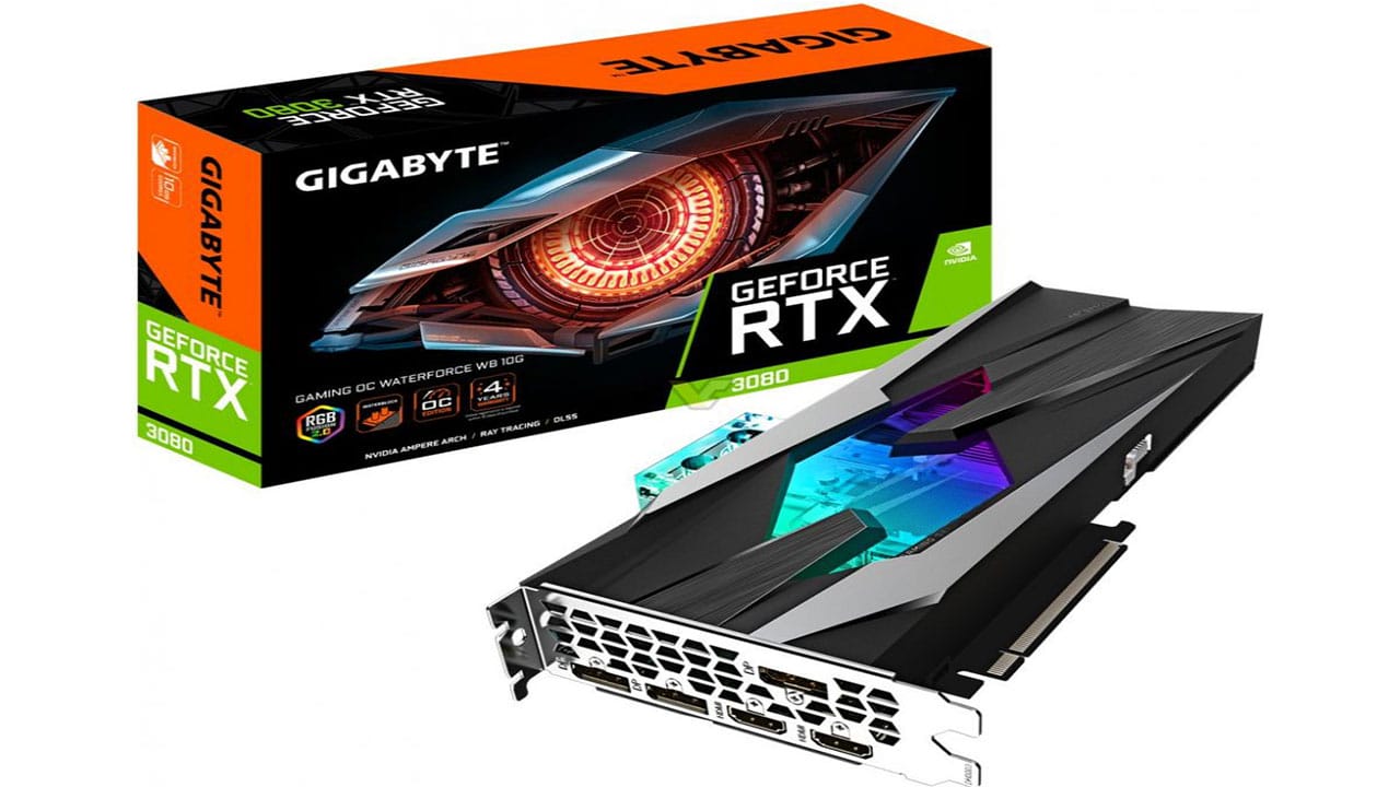 Gigabyte, RTX 3080 Gaming OC WaterForce WB Ekran Kartını Tanıttı