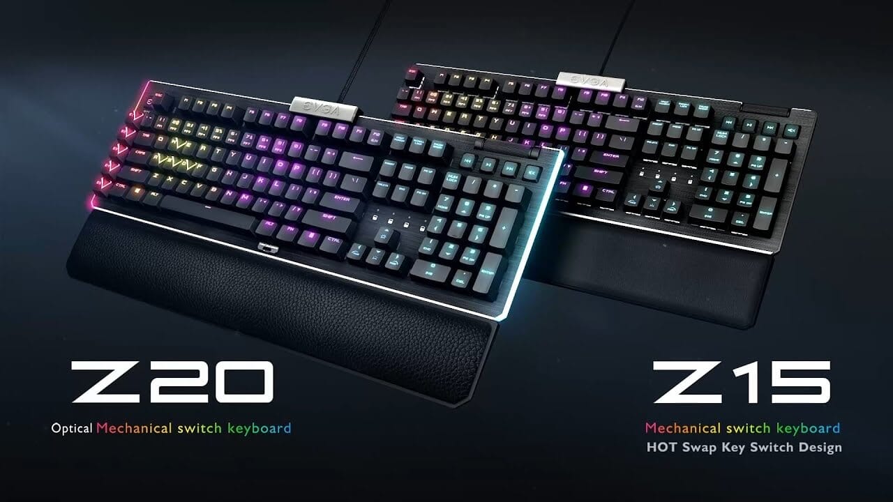 EVGA, Yeni Mekanik Oyuncu Klavyelerini ve Oyuncu Farelerini Piyasaya Sürdü