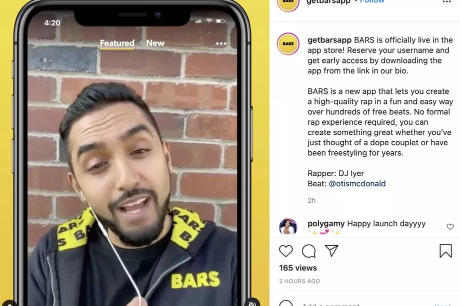 Facebook'un Yeni Uygulaması ile Rap Yapabileceksiniz