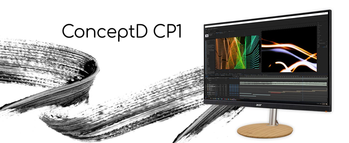Acer'ın ConceptD Serisi Yeni Yüksek Yenileme Oranlı Ekranlara Kavuşuyor