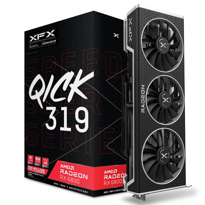XFX, Radeon RX 6800 QICK 319 Özel Ekran Kartını Piyasaya Sürecek