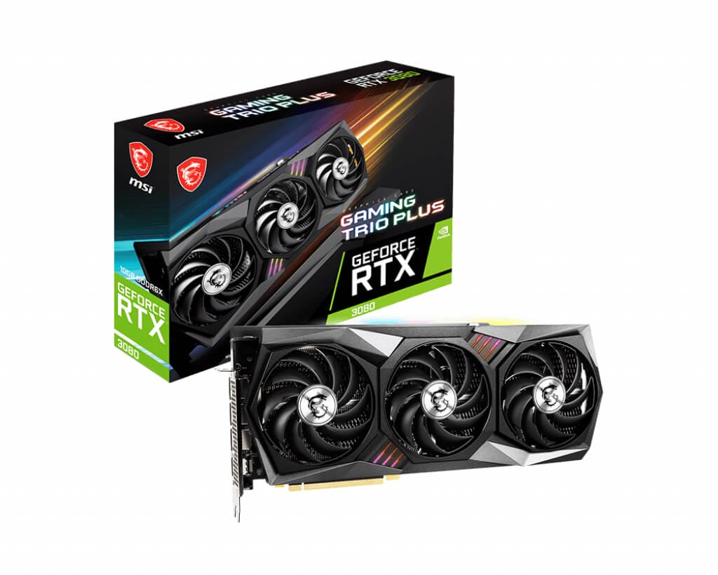 MSI, Güncellenmiş RTX 3080 Gaming Trio Ekran Kartlarını Piyasaya Sürüyor