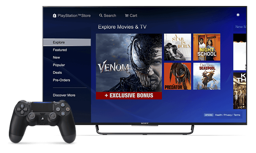 Sony, PlayStation Store'dan Satın Alınan Film ve TV'yi Kaldırıyor