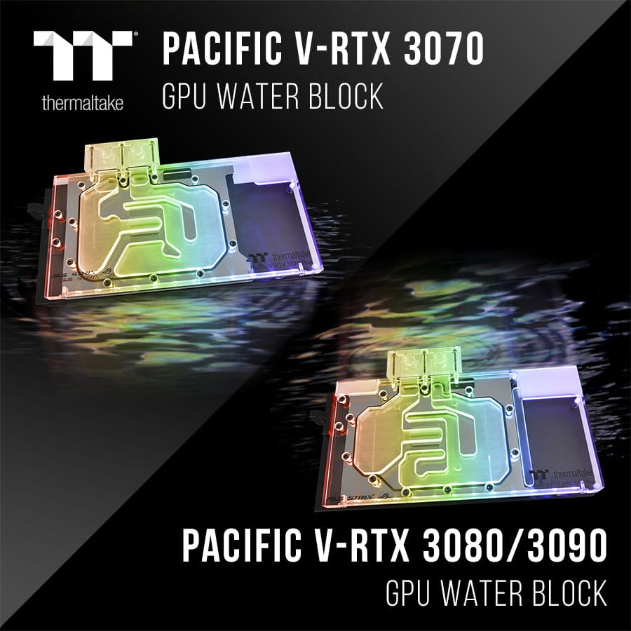 Thermaltake'in Pacific V-RTX 3070/3080 ve 3090 Sıvı Soğutucaları Satışa Çıktı!