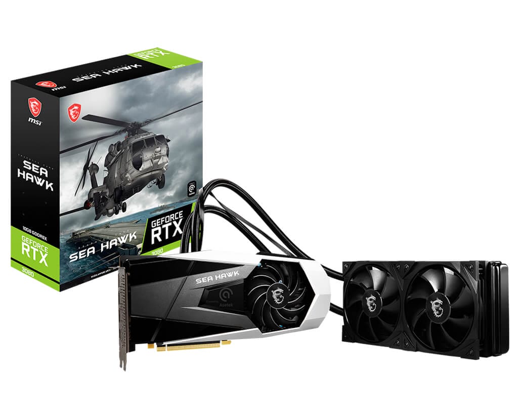 MSI, Sıvı Soğutmalı RTX 3080 Sea Hawk X'i Piyasaya Sürdü