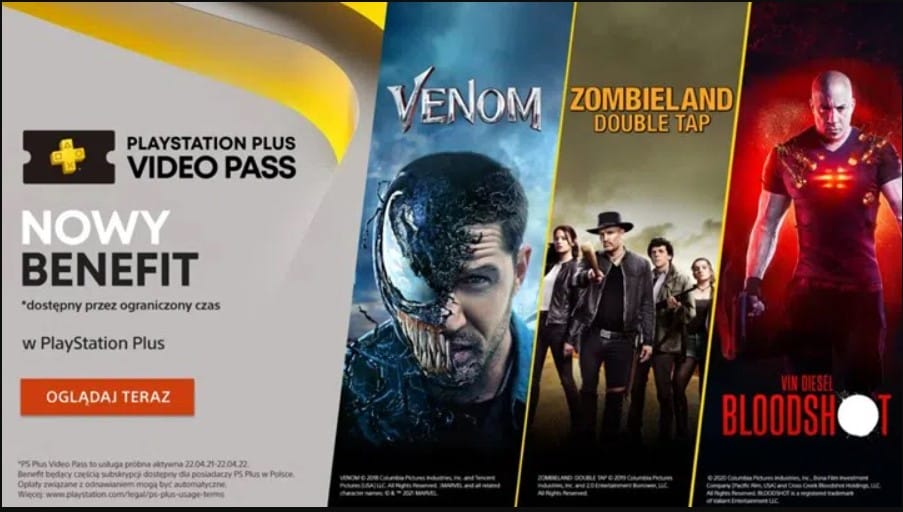 PS Plus Video Pass