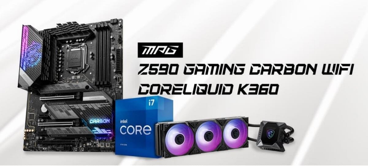 11.nesil Intel İşlemciler için Harika İkili MSI MPG Z590 GAMING CARBON WIFI ve MPG CORELIQUID K360