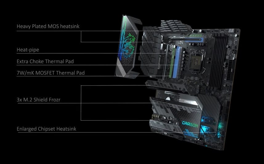 MSI MPG Z590 GAMING CARBON WIFI