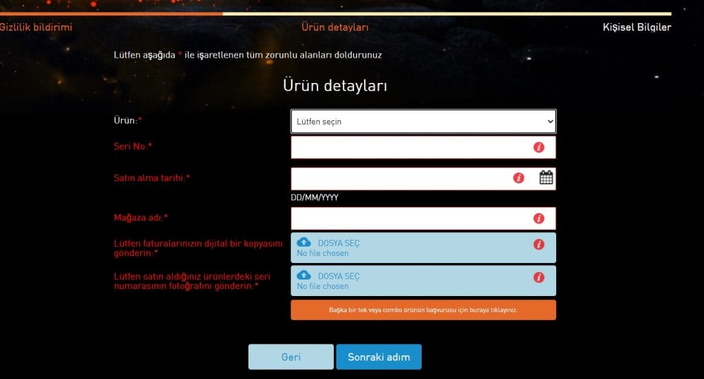 MSI Z590 ve B560 para iadesi kampanyası