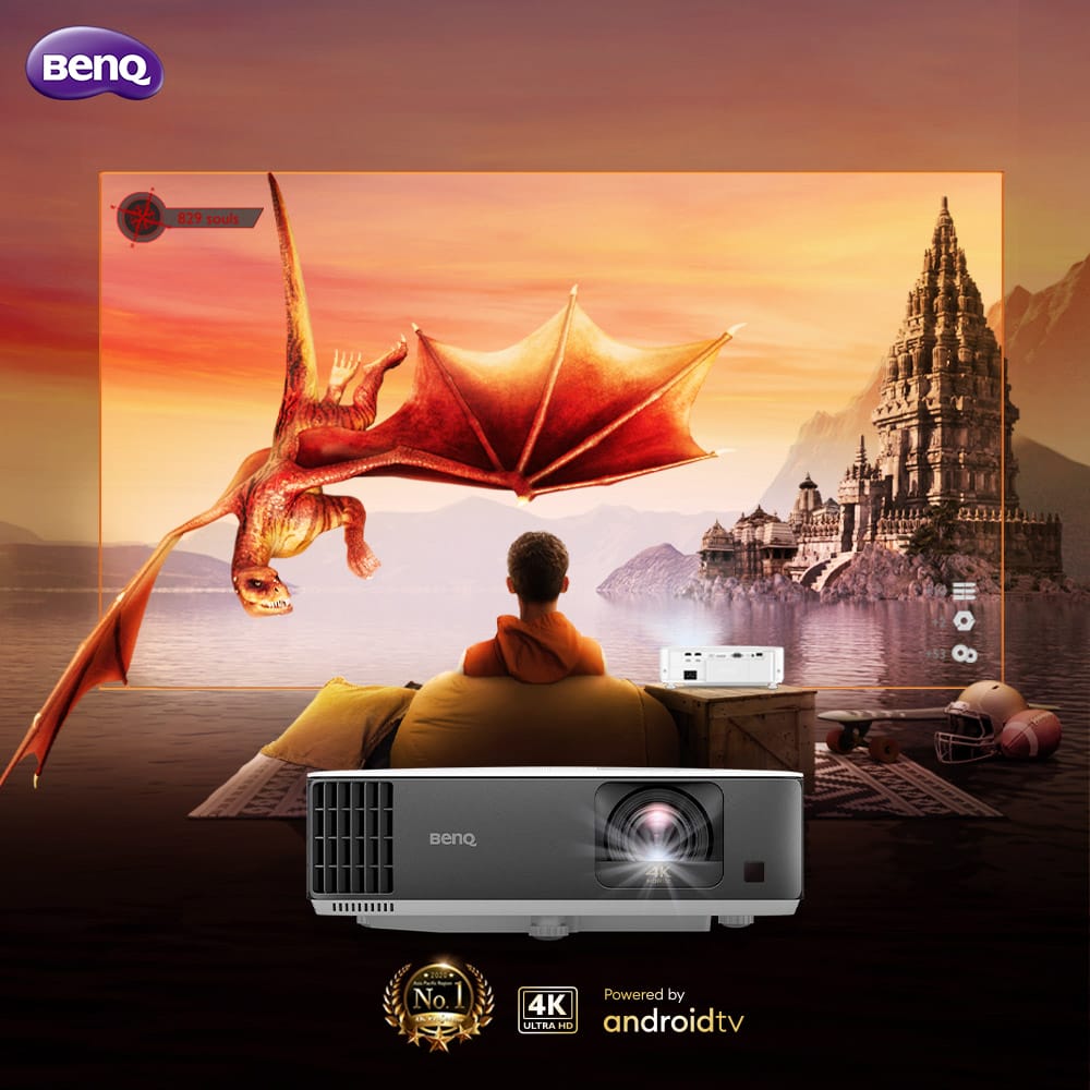 BenQ, Dünyanın İlk 4K HDR 16ms Oyun Projektörünü Piyasaya Sürüyor