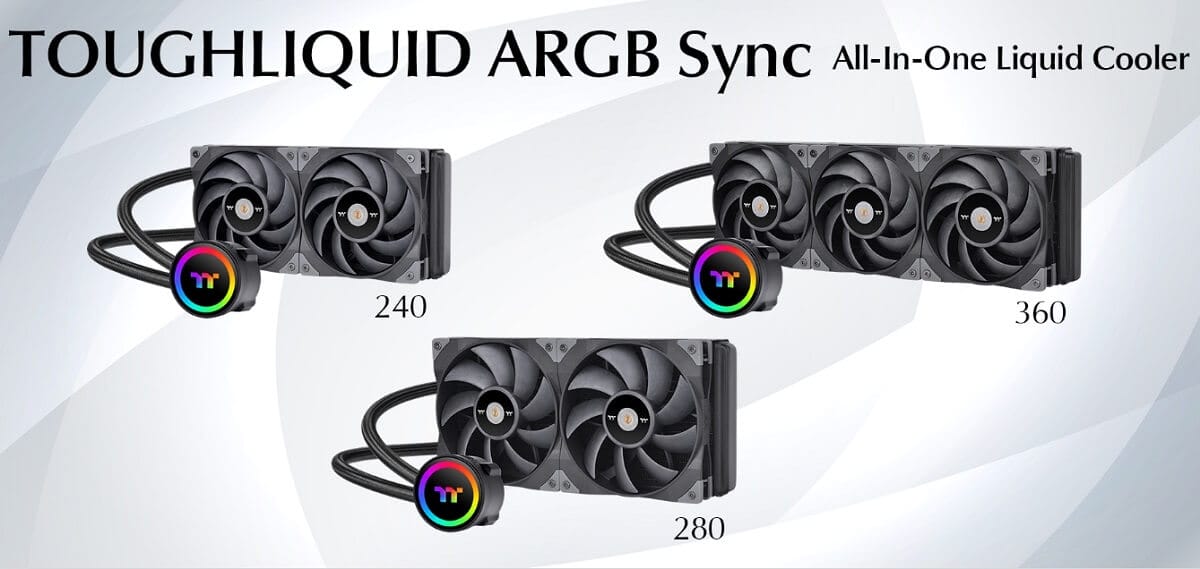 Thermaltake TOUGHLIQUID ARGB Sync All In One Sıvı Soğutucu Serisi Satışta