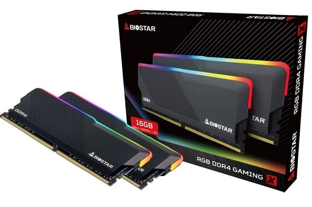 BIOSTAR, Gaming X RGB DDR4 RAM'lerini Piyasaya Sürdü!