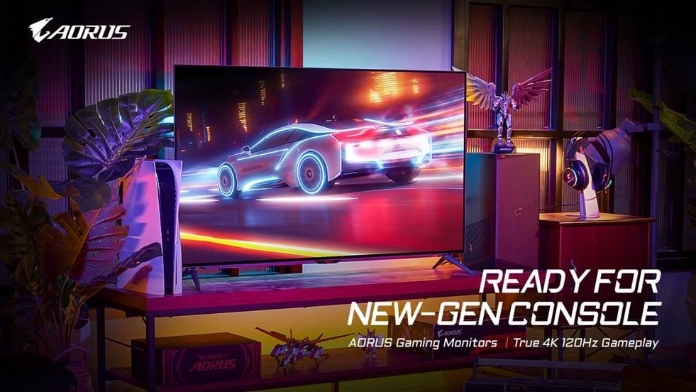 GIGABYTE AORUS 4K Yeni Nesil Oyuncu Monitörleri
