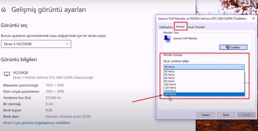 ASUS TUF VG259QR Monitör
