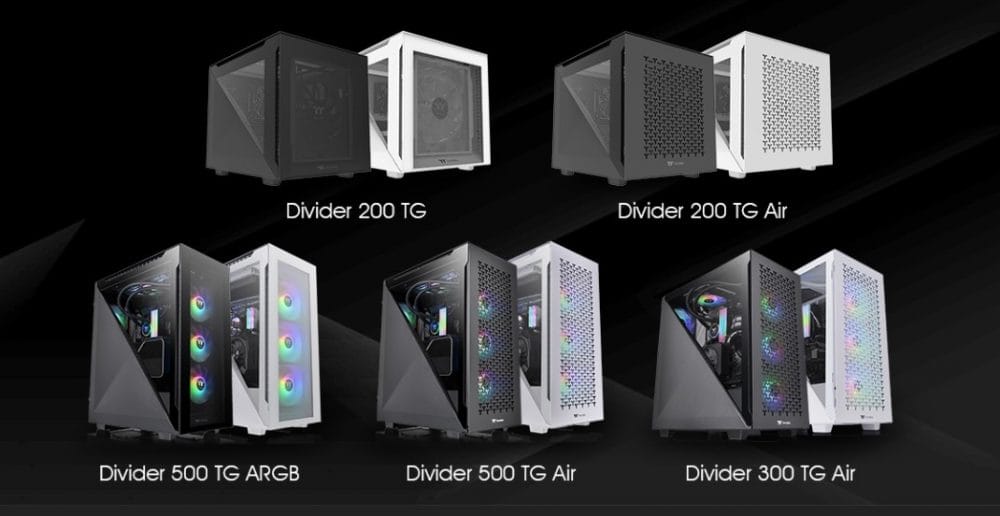 Thermaltake Divider Kasa Serisini Yeni Modellerle Genişletti 