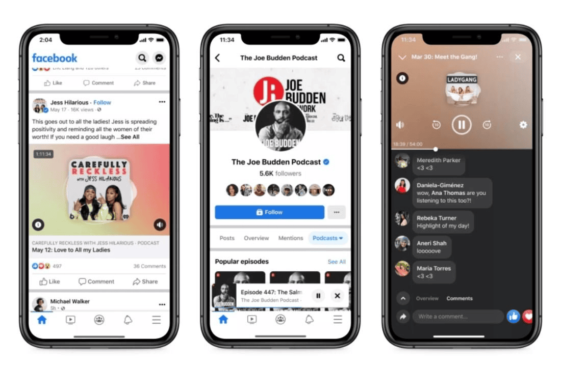 Facebook, Spotify ve Clubhouse'a Rakip Oluyor!