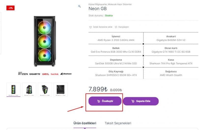 Molecul Neon GB GTX 1660 Ti