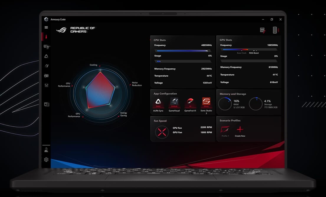 ROG Zephyrus M16 GU603