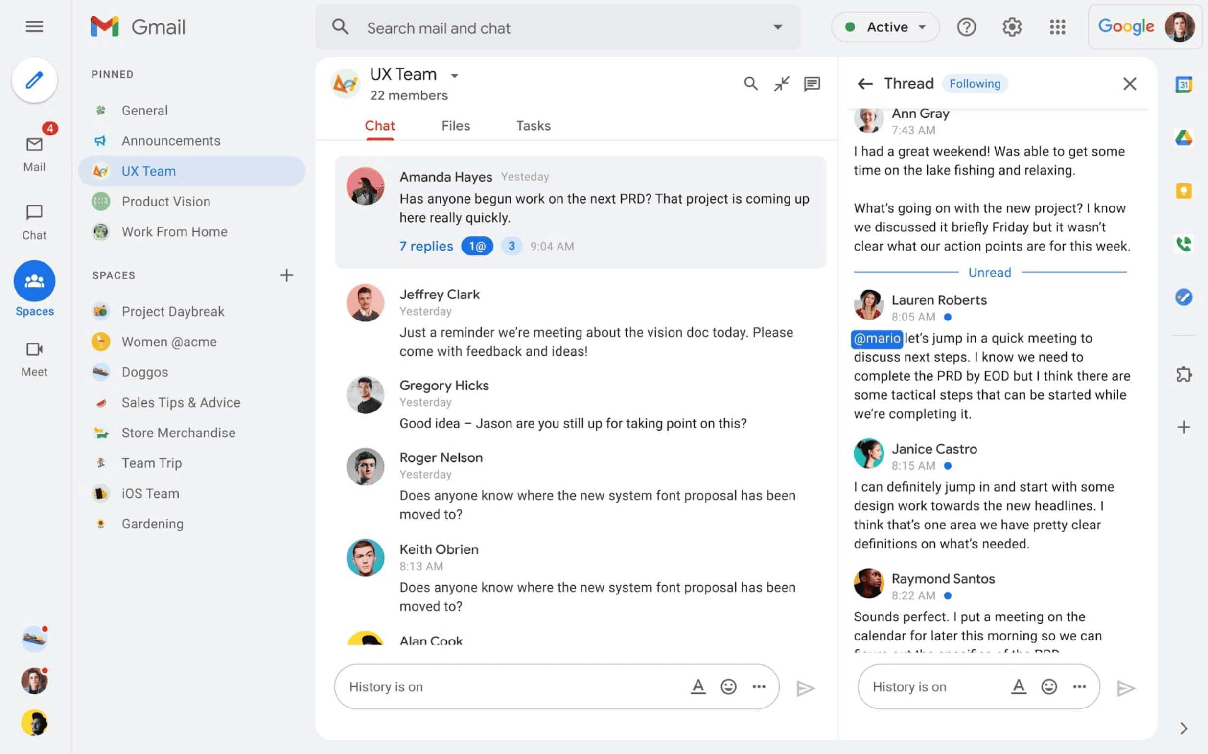 Google'dan Microsoft Teams'e Rakip: Spaces!