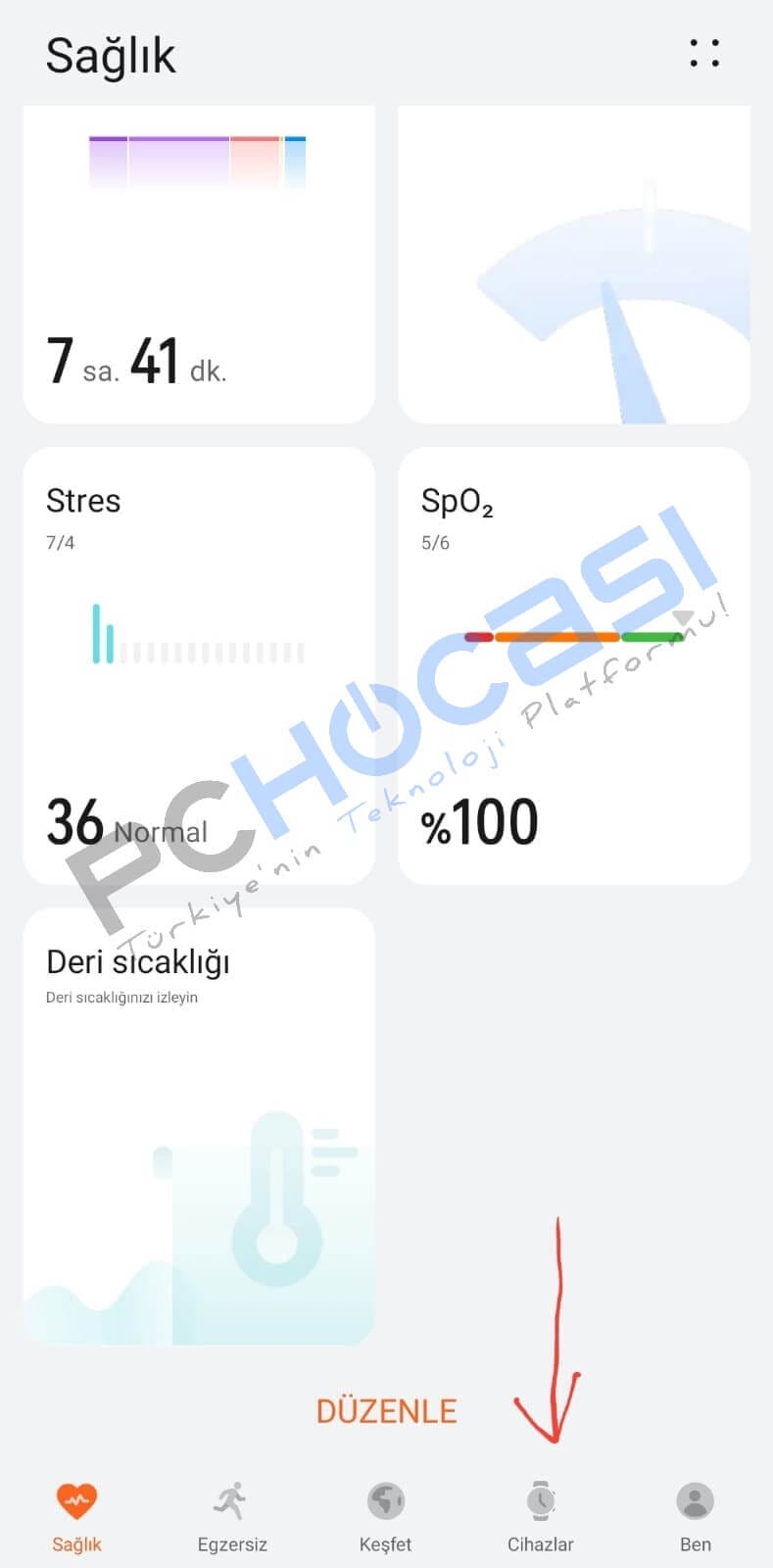 Huawei Watch GT 2 duvar kağıdı yükleme