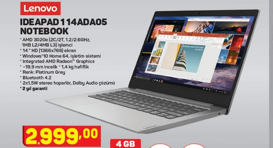 A101, Lenovo Laptop Satışı Yapacak  