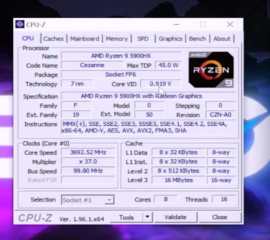 Lenovo Legion 7 16ACHg6
