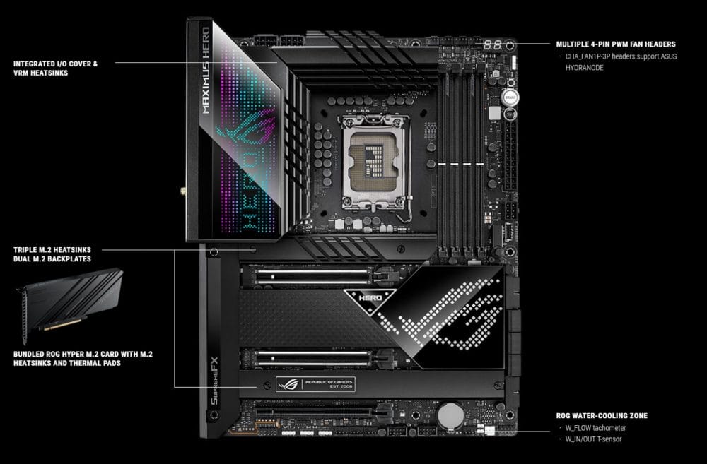 Intel i9-12900K ASUS Z690