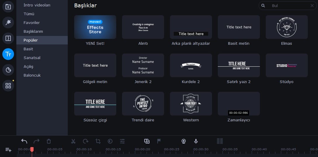 Movavi Video Editör Plus 2022
