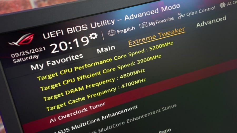 Intel i9-12900K ASUS Z690