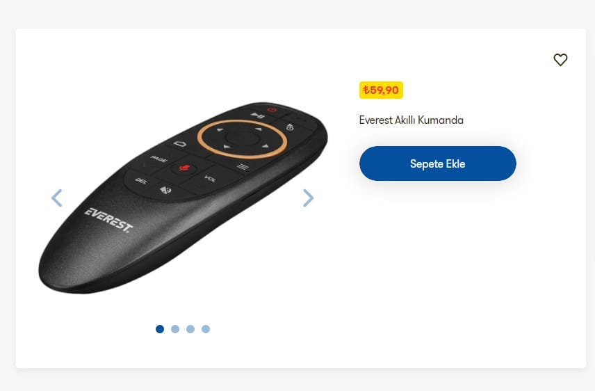 Everest Akıllı Kumanda