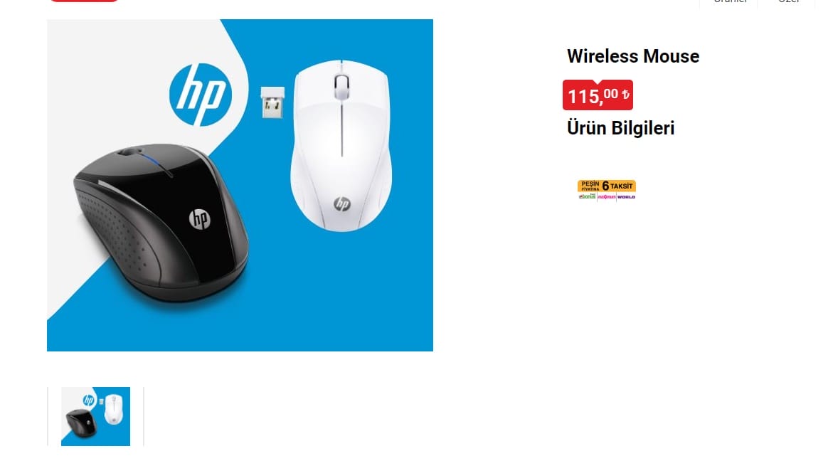 HP 220 Wireless Mouse