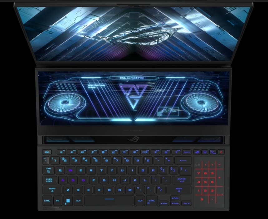 2022 ASUS ROG laptoplara