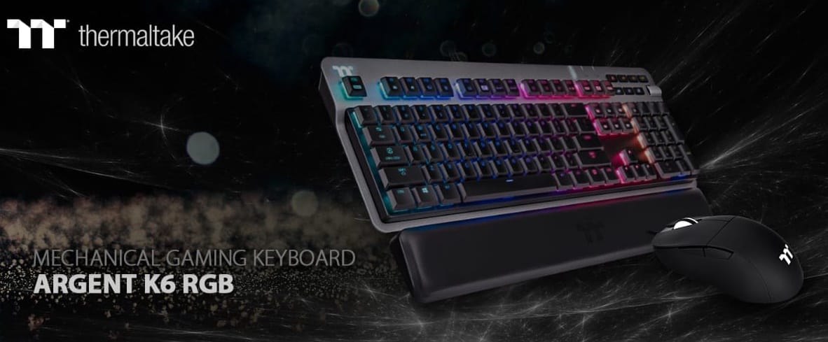 Thermaltake, Damysus RGB Oyuncu Mouse ve ARGENT K6 RGB Oyuncu Klavyesini Sundu