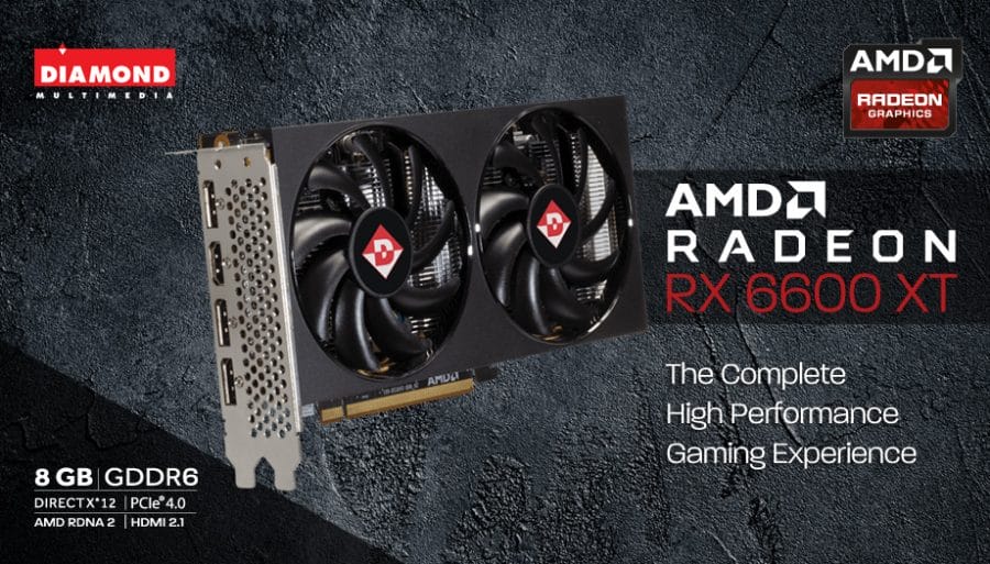 Diamond Multimedia Radeon RX 6600 XT Satışa Çıktı! Fiyatı Üzücü