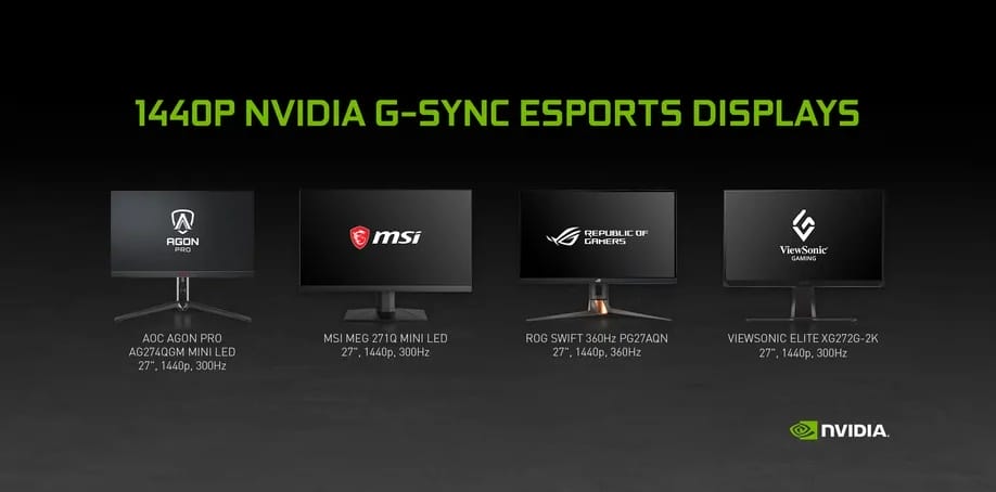 Nvidia, Yeni G-Sync Monitörleri Duyurdu! Özellikleri ve Detaylar